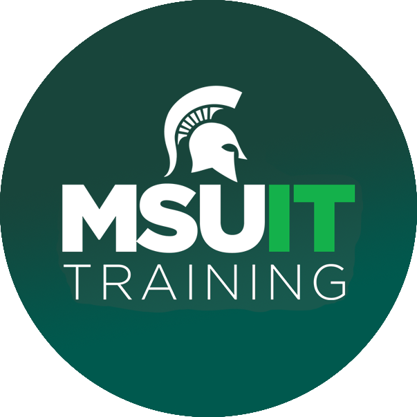 MSU IT training logo